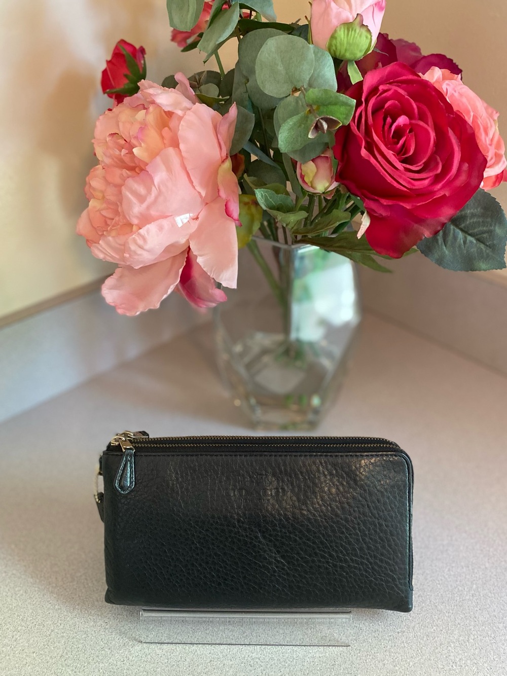 Coach Double Zip Wallet Wristlet